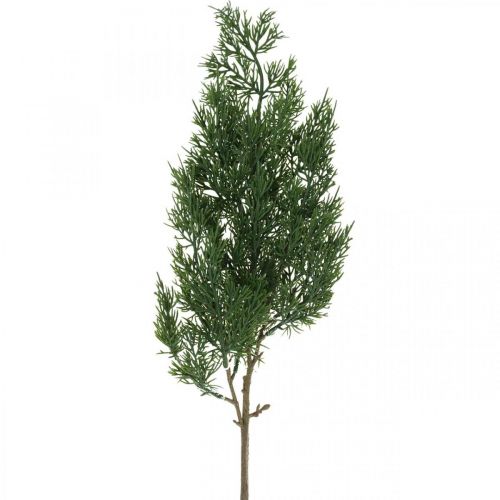 Floristik21 Dekozweig Thuja Künstlicher Zypressenzweig Weihnachten Grün 81cm