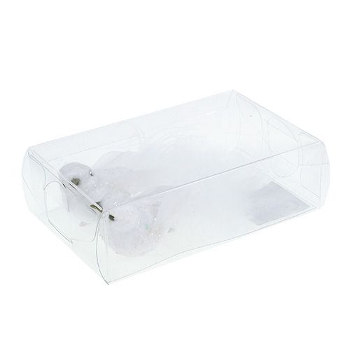 Artikel Taube am Clip Weiß 14cm 2St