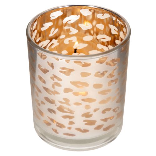Windlicht Glas zweifarbig