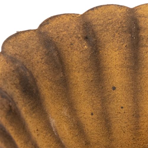 Teelichthalter Vintage Kleine Schale Rost Metall Ø10cm H4,5cm | Floristik21.de