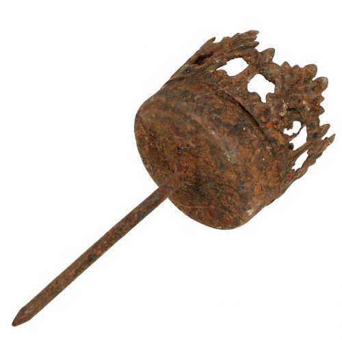 Artikel Teelichthalter zum Stecken Rost Ø3,8cm H10,5cm