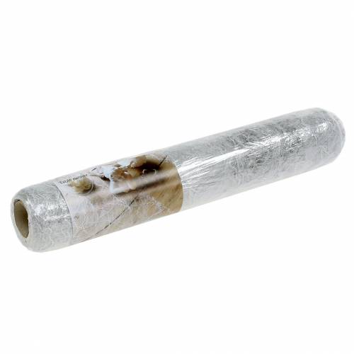 Floristik21 Tischband Tischläufer Silber 30cm 25m