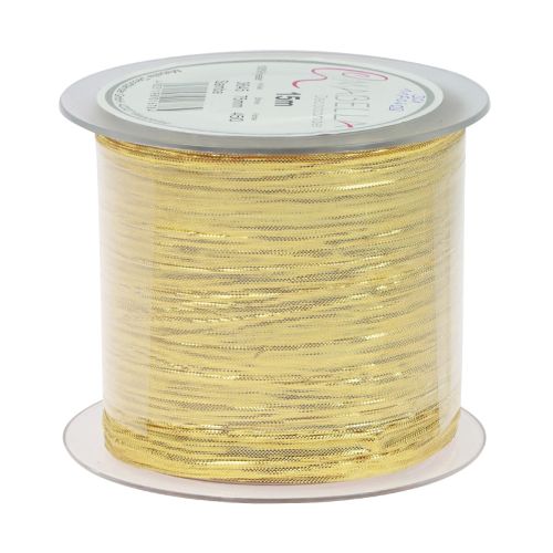 Artikel Geschenkband Gold Seidenband Tischband Band 75mm 15m
