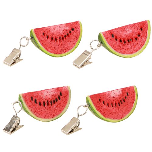 Artikel Tischdeckenbeschwerer Wassermelone 5cm Set 4St Party BBQ Garten