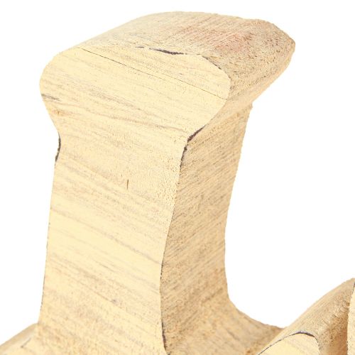 Artikel Tischdeko Holz Aufsteller „Love“ Natur Weidenholz 60×19cm - Einzigartige Eleganz