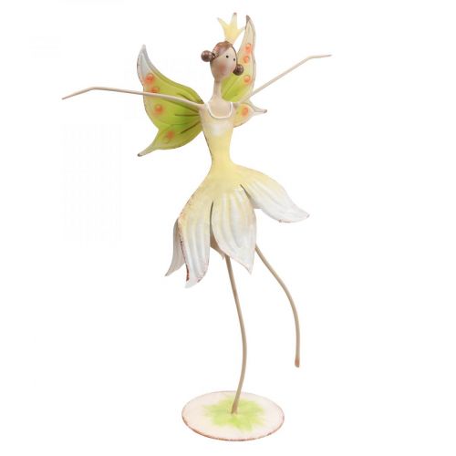 Artikel Tischdeko Frühling Blumenelfe Fee Metall Deko 25x10x37,5cm