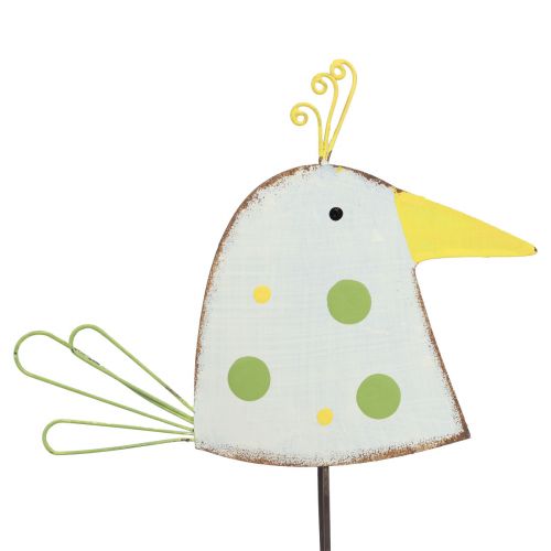 Tischdeko Frühling, Deko Vogel Figur, Metallvogel 17cm 2St