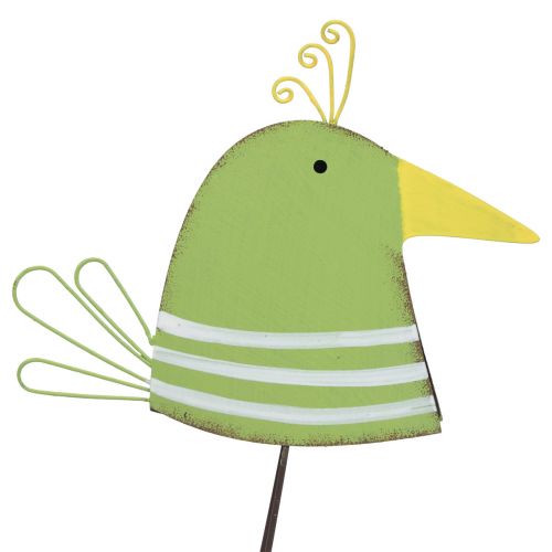 Floristik21 Tischdeko Frühling, Deko Vogel Figur, Metallvogel 17cm 2 St