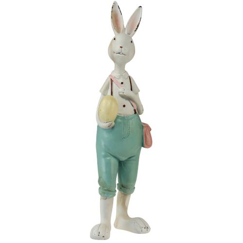 Floristik21 Tischdeko Ostern Deko Hase Hasenmann 11×9×29cm