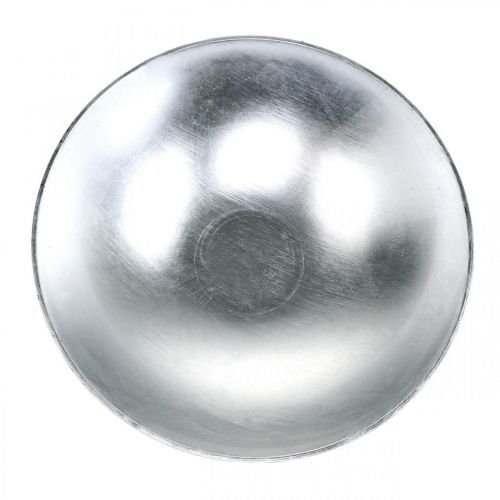 Floristik21 Tischdeko Schale Silber  Ø28cm Kunststoff