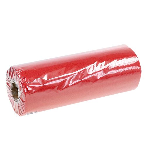 Floristik21 Tischläufer Vlies Rot 23cm 25m