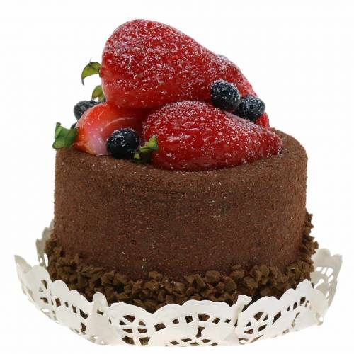 Deko Törtchen Schoko Food-Attrappe 7cm Deko Törtchen Schoko Food-Attrappe 7cm