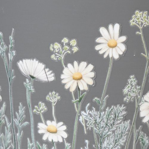 Artikel Blumentopf im 4er-Set mit Gänseblümchen-Motiv aus Metall 11 cm – Dekorativ und Robust