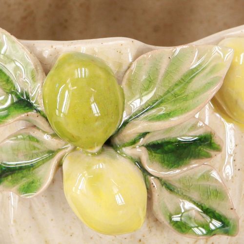 Artikel Dekorativer Keramik-Blumentopf mit Zitronen &ndash; Mediterranes Flair Ø19,5cm