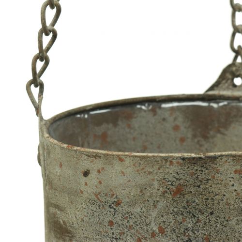 Floristik21 Pflanztopf zum Hängen Antik  Ø10/14cm 2St