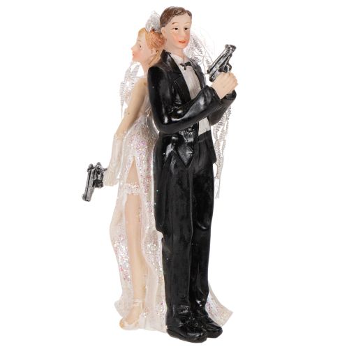 Tortenfigur Brautpaar 15,5cm | Floristik21.de