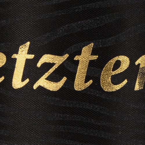 Artikel Gedenkschleife Schwarz mit Goldschrift Als letzten Gruß 20m für Trauerfloristik