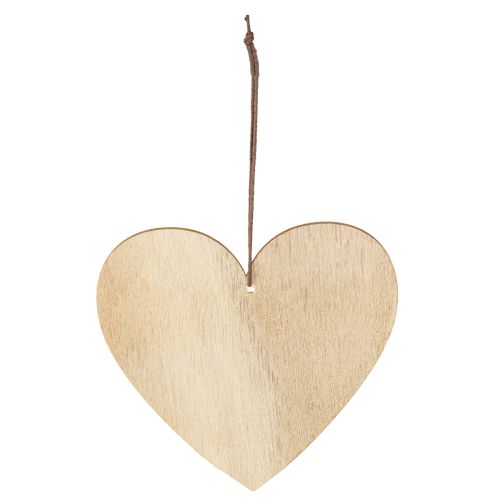 Artikel Holz-Trauerherz mit Spruch 11,5 x 10,5 cm - Gedenkdekoration im 8er-Set