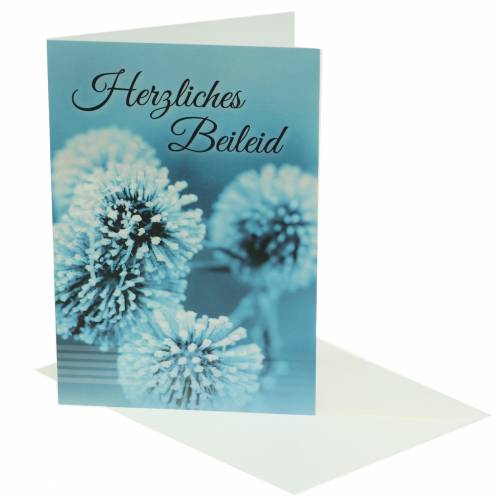 Artikel Trauerkarte "Herzliches Beileid" mit Umschlag 1 St