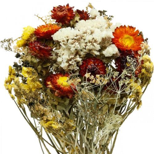 Floristik21 Trockenblumen-Bukett Strohblumen und Strandflieder 125g Trockenfloristik