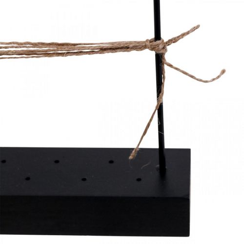 Trockenblumen Holzleiste Blumenleiste Trockenblumen Bogen 25×20cm