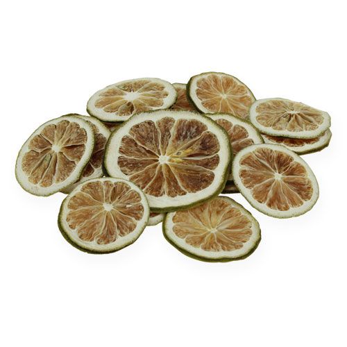 Floristik21 Limonenscheiben grün 500g Limettenscheiben