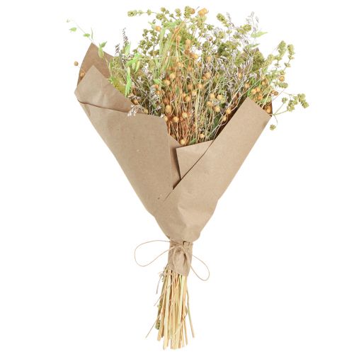 Artikel Trockenstrauß Charme Ländlich Natur Weiß Mint 40cm 80g Deko-Highlight Langzeit