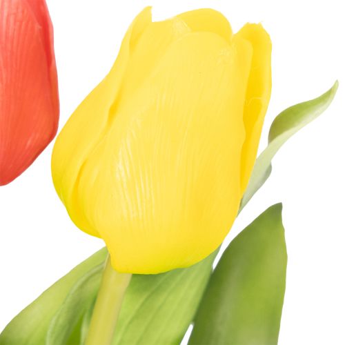 Artikel Künstliche Tulpen 30cm bunt 7 Stück - Dekoblumen für Vasen und Frühlingsdekoration