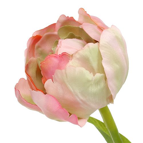 Artikel Tulpe Rosa, Grün 37cm 6St