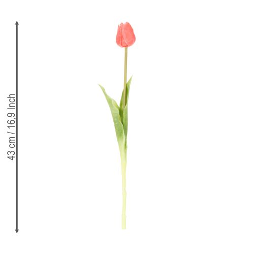 Artikel Kunstblumen Tulpenstrauß bunt 43cm 7 Stück für realistische Dekoration