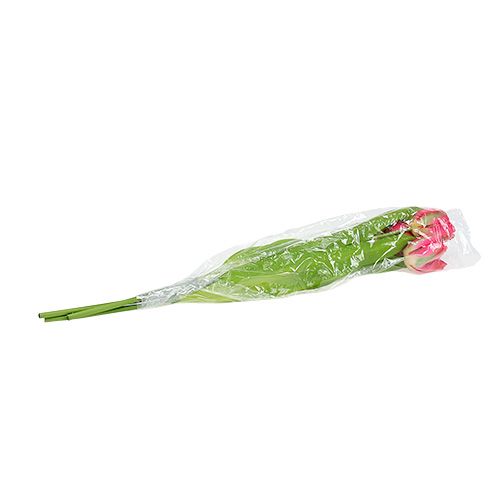 Floristik21 Tulpe künstlich Pink 60cm 3St