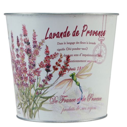 Artikel Übertopf Metall Blumentopf Lavendel Ø21cm H18cm