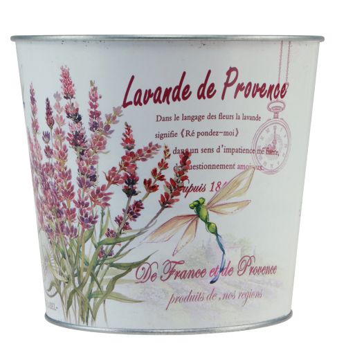 Artikel Übertopf Metall Lavendel Blumentopf klein Ø18cm H15,5cm