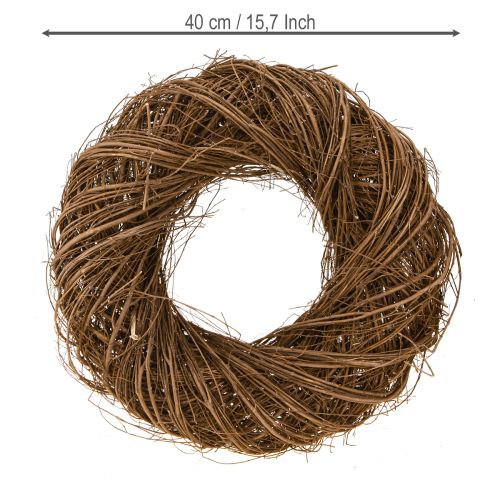 Artikel Ulmen Deko-Kranz Natur Zweigen Handgemacht Ø40cm Tür Tisch Fenster