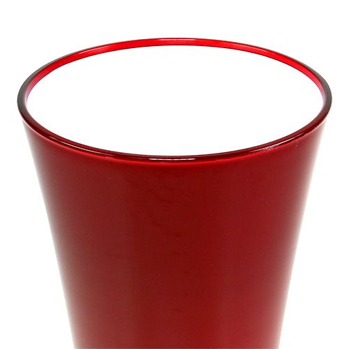Artikel Vase „Fizzy“ Ø16cm H27cm Rot, 1St