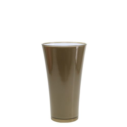 Vase „Fizzy“ Ø13,5cm H20cm Platingrau, 1St