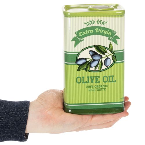 Artikel Keramik Vorratsgefäß Vase 18 cm Olivenöl-Optik für Innenbereich