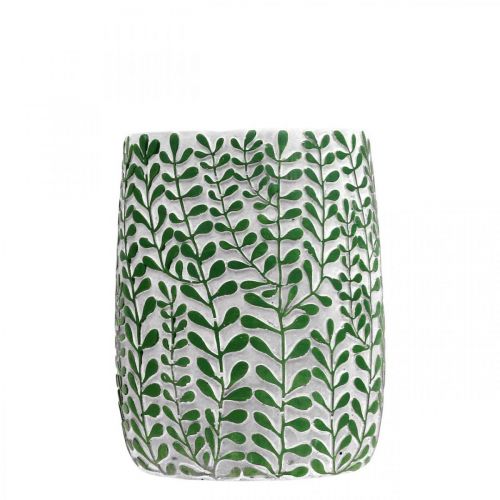 Beton-Optik, Keramikdeko mit Vase Blumenvase, Floristik21.de Ø13cm Rankendekor H17cm-01523