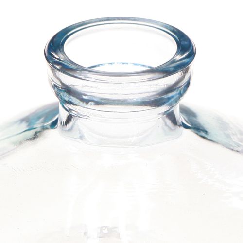 Artikel Glasvasen Blau Bauchig, Tischdeko Mini-Vasen - 6er Set