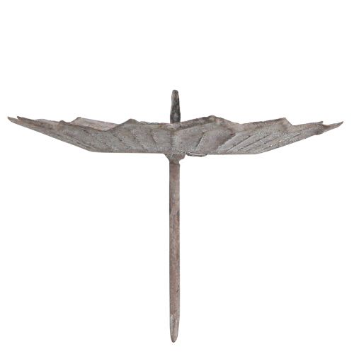 Artikel Vintage Kerzenhalter Grau zum Stecken Ø11cm H8,5cm 4er Set