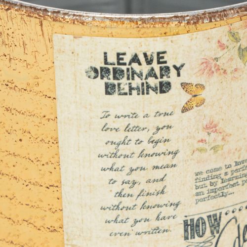 Artikel Metall-Blumentopf Dose Rund 10x11cm Innenbereich 3er-Set