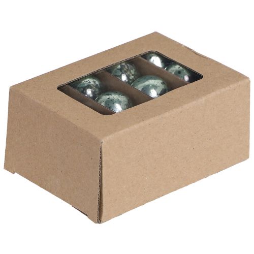 Artikel Glas Weihnachtskugeln Mini Mintgrün Vintage 3cm 22 Stück