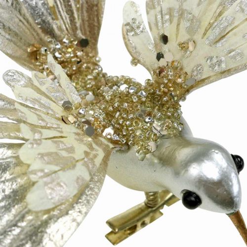 Floristik21 Kolibri, Christbaumschmuck, Deko-Vogel, Weihnachtsdeko L20cm B20cm