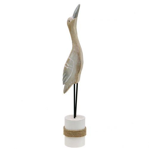 Floristik21 Vogel Skulptur aus Holz H40cm