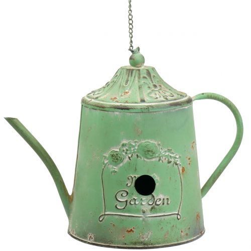 Vogelhaus Ölkännchen Antik Grün Ø16cm H20cm Vogelhaus Ölkännchen Antik Grün Ø16cm H20cm