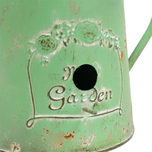 Vogelhaus Ölkännchen Antik Grün Ø16cm H20cm