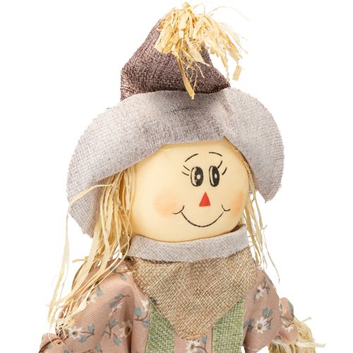 Artikel Herbstliche Vogelscheuche Blumenstecker Set in Grün und Blau für Fensterbank oder Garten, 4er Pack