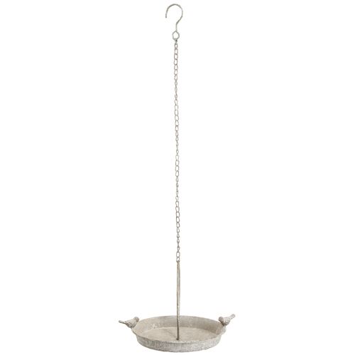 Artikel Vogeltränke Metall Herz Hängend Ø21,5cm - Antik Design für Floristen
