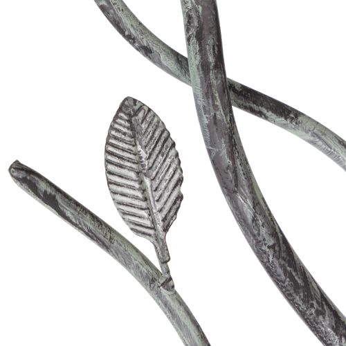 Artikel Vogeltränke aus langlebigem Metall im Zweigedesign, 74 cm hoch, dekorativ für Garten und Balkon