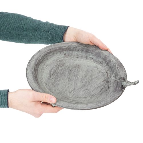 Artikel Vogeltränke aus langlebigem Metall im Zweigedesign, 74 cm hoch, dekorativ für Garten und Balkon